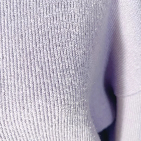 Ordinary Holiday Korean Light Purple Lavender Button Up Cardigan Lace Size L - Picture 9 of 9